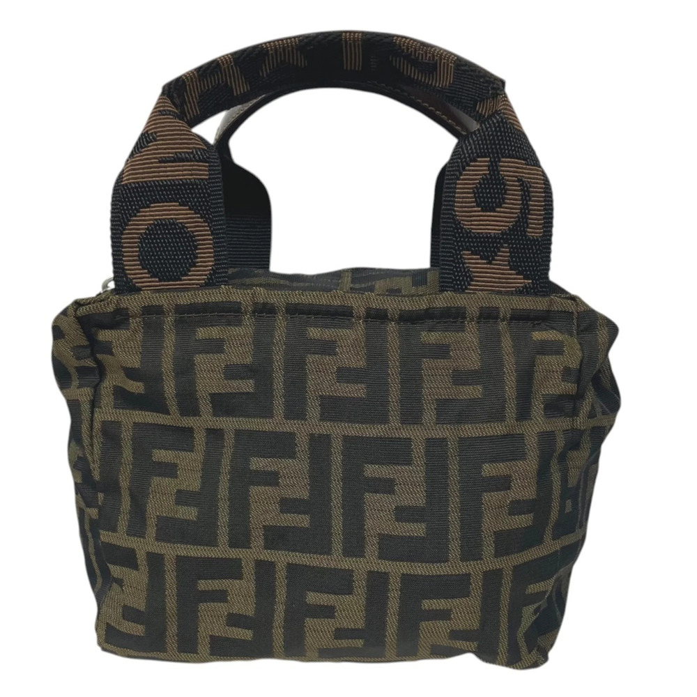 Fendi Zucca Canvas Handbag